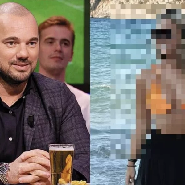 Wesley Sneijder en zijn nieuwe 17-jaar jongere vriendin zijn officieel een setje!