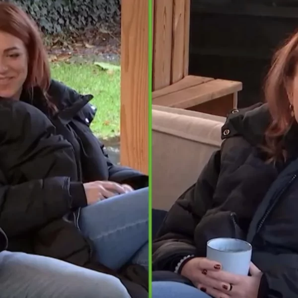 LLDL-deelneemster Wendy checkt wat René in zijn broek heeft en ziet dan iets