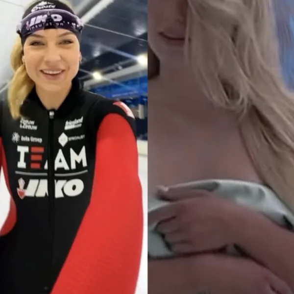 Schaatsster Joy Beune zet haar Playboy-foto’s online, Kjeld Nuis reageert meteen 😱