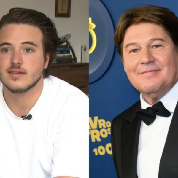 Bickel Krabb&eacute; barst in tranen uit bij nieuws over zijn vader Martijn Krabb&eacute;