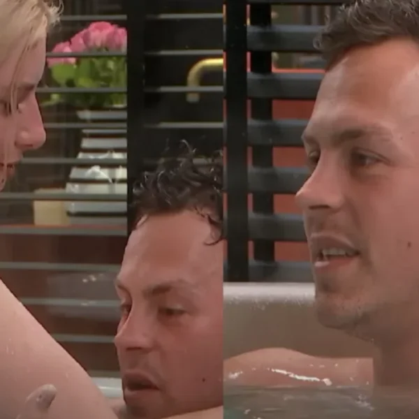 LLDL-Rosalie nodigt Maxim uit in bed, maar Maxim kan de jacuzzi niet uitkomen vanwege een harde!