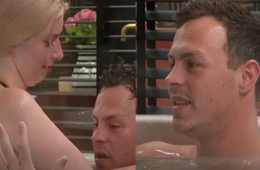 LLDL-Rosalie nodigt Maxim uit in bed, maar Maxim kan de jacuzzi niet uitkomen vanwege een harde!