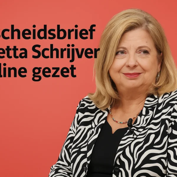 Afscheidsbrief Loretta Schrijver online gezet, volgers in tranen