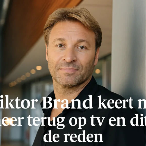 Viktor Brand keert niet meer terug op tv en dit is de reden