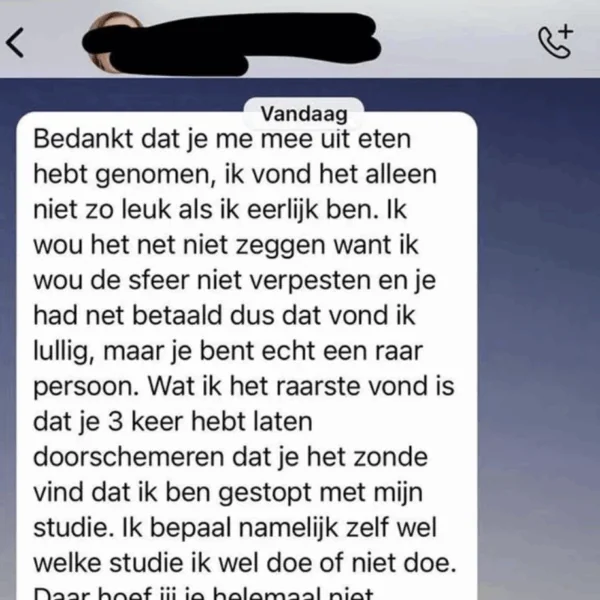 Man gaat op een leuke Tinderdate, maar krijgt een flinke trap na als hij thuis is