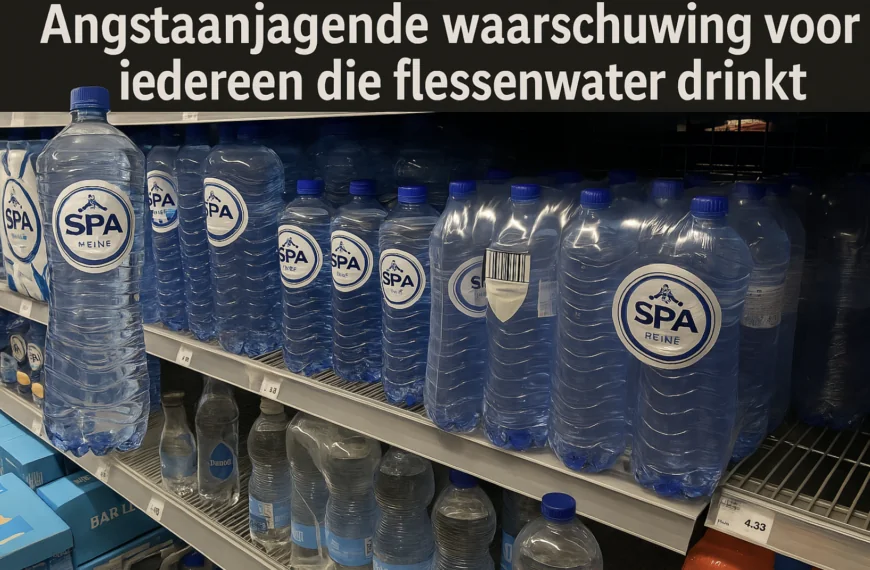 Wetenschappers komen met angstaanjagende waarschuwing voor iedereen die flessenwater drinkt