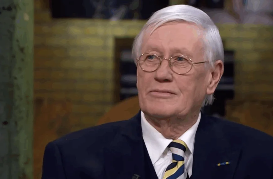 Oud-VVD-leider Hans Wiegel (83) heen gegaan