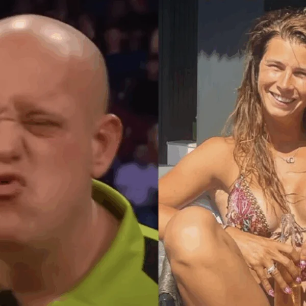 De vrouw van Michael van Gerwen blijkt al v&eacute;&eacute;l langer zwanger te zijn dan 6 weken: &lsquo;Kijk haar buik!&rsquo;