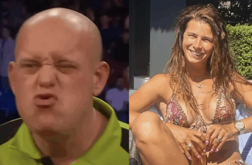 De vrouw van Michael van Gerwen blijkt al v&eacute;&eacute;l langer zwanger te zijn dan 6 weken: &lsquo;Kijk haar buik!&rsquo;