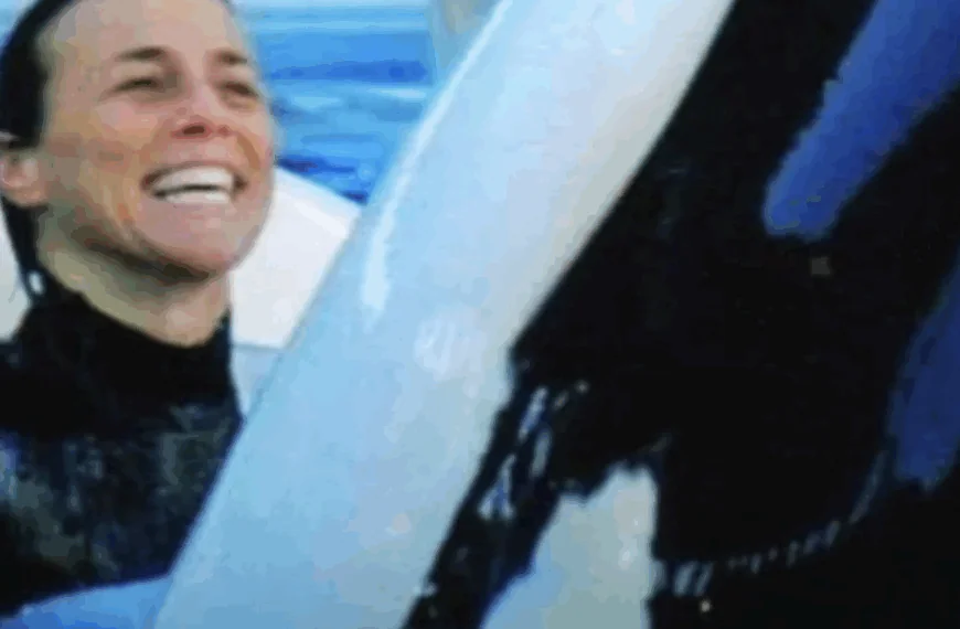 Bezoekers schrikken als orka met trainer in bek naar kijkvenster zwemt