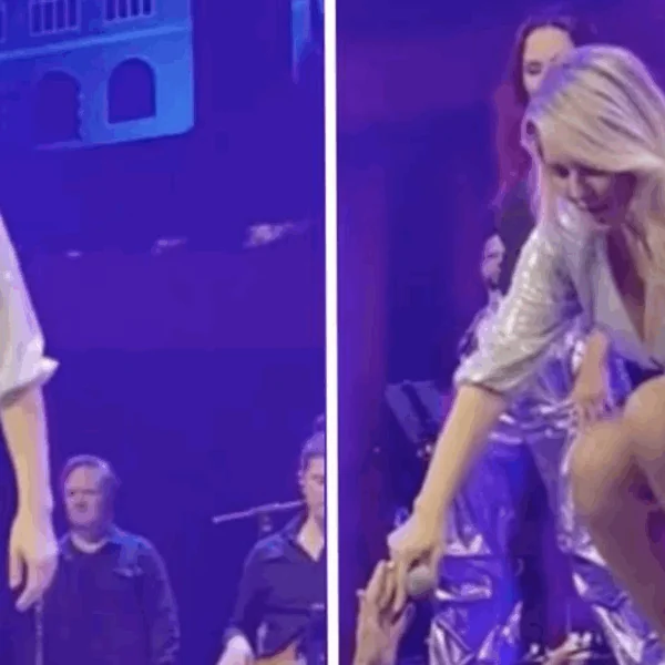 Oeps: Chantal Janzen laat meer zien dan verwacht na sprong in korte jurk