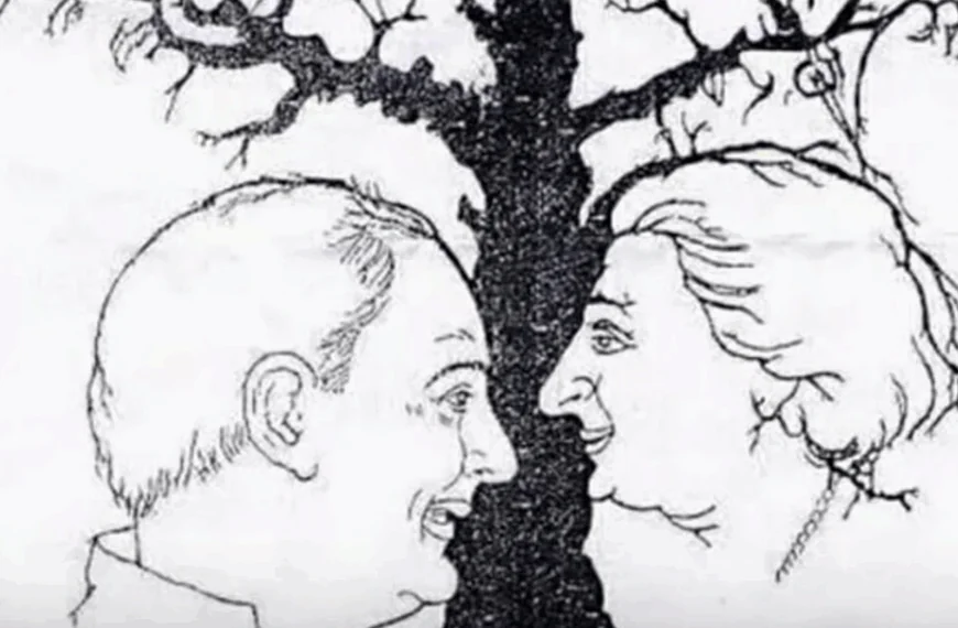 Slechts een paar mensen kunnen alle gezichten vinden die in deze boom verborgen zitten &ndash; ben jij een van hen?