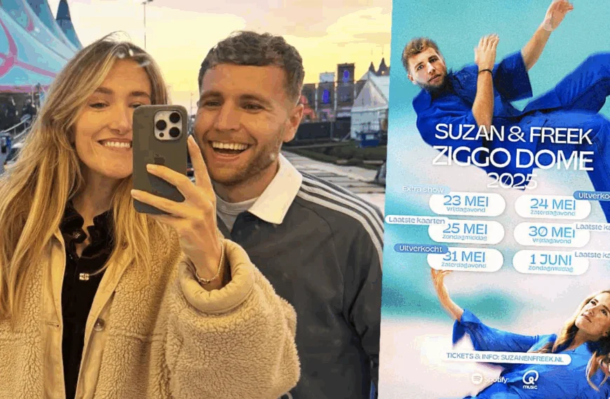 Suzan & Freek nu alsn&oacute;g naar Ziggo Dome