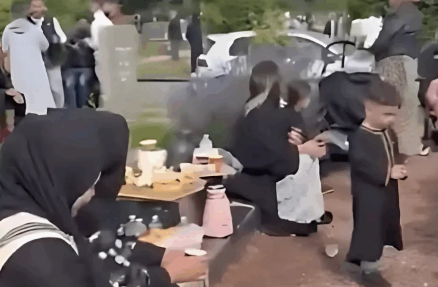 Picknick op Brusselse begraafplaats leidt tot brede discussie over respect en cultuurverschillen