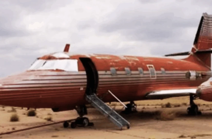 Het verlaten vliegtuig van Elvis Presley is eindelijk verkocht na jaren &ndash; Neem een kijkje van binnen