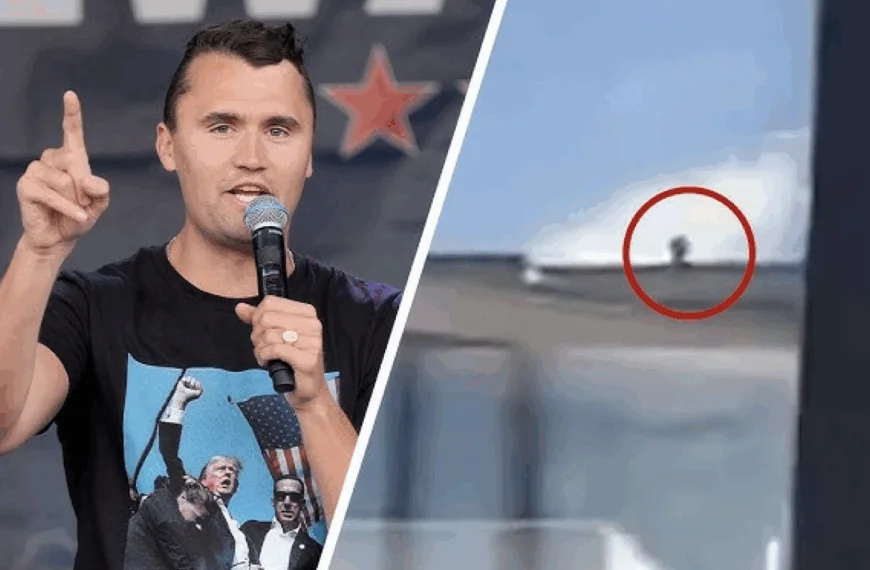 Nieuwe beelden tonen man die van dak rent na incident rond Kirk