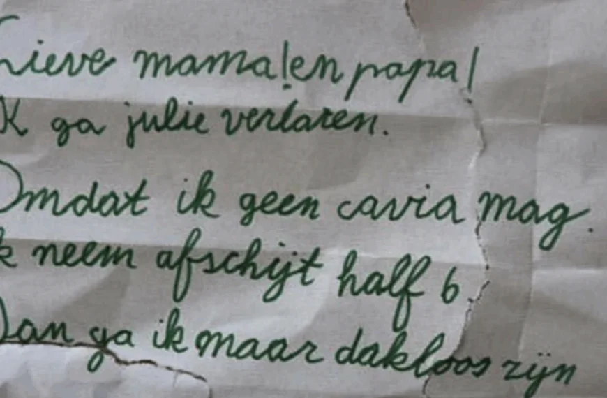 12 foto’s van grappige briefjes die kinderen helemaal zelf hebben geschreven