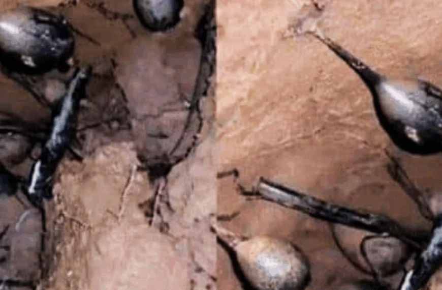 Ik was aan het graven in het bos toen ik een nest tegenkwam. Mijn vrienden zeiden dat ik onmiddellijk weg moest rennen