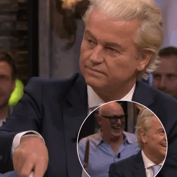Ren&eacute; van der Gijp pakt mes om taart te snijden: &lsquo;Bewakers Wilders worden helemaal gek!&rsquo;