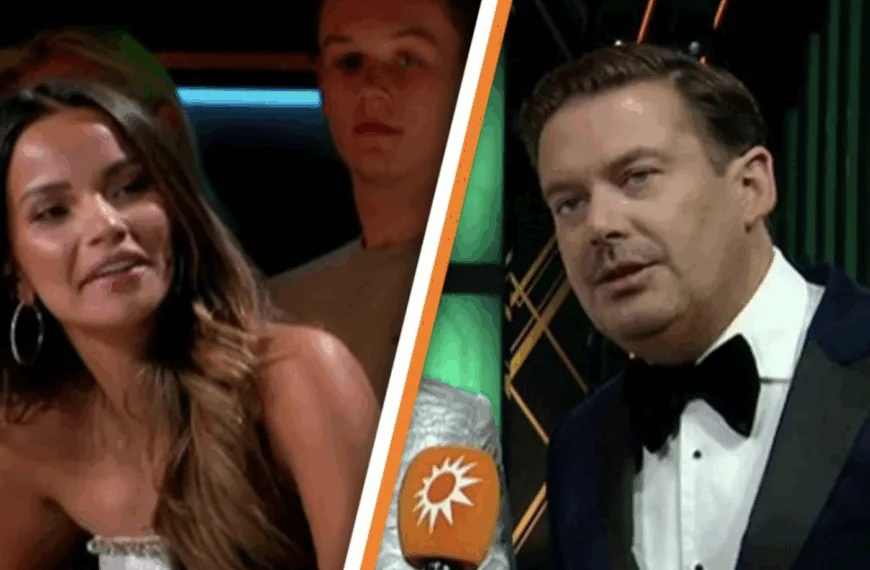 Monica Geuze lust er pap van, betrapt met Ruben Nicolai op afterparty