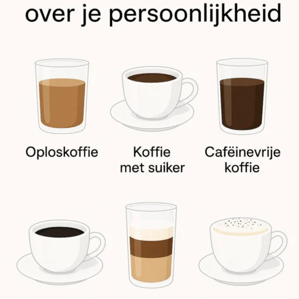 Dit zegt je koffiekeuze over je persoonlijkheid!