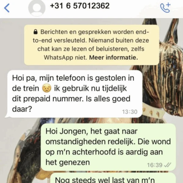 WhatsApp-oplichter is duidelijk niet heel slim en probeert het 2x bij dezelfde persoon op &eacute;&eacute;n dag