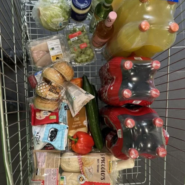 Dit bizarre bedrag betaal je voor dit winkelwagentje vol boodschappen