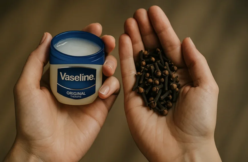 Kruidnagel gemengd met vaseline, een simpel geheim dat je veel eerder had willen kennen