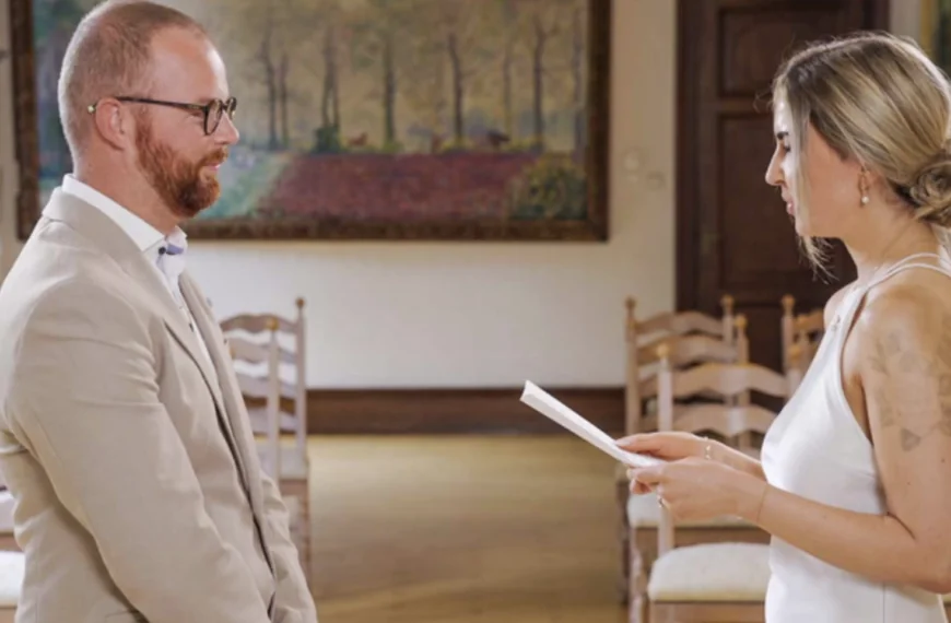 Volgende week heftig moment in Blind Getrouwd: &lsquo;Dan is het over en out!&rsquo;