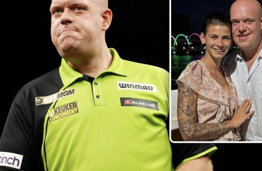 Michael van Gerwen ontdekt uitslag DNA-test van pasgeboren dochter van zijn ex vrouw