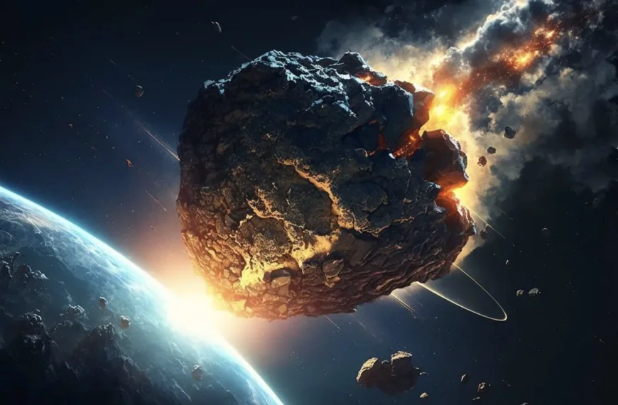 Gigantische ruimterots van 375 meter koerst recht op de aarde af