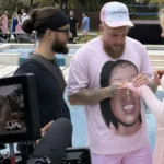 Verbazing om doorschijnend jurkje Jutta Leerdam tijdens feestje van schoonbroer