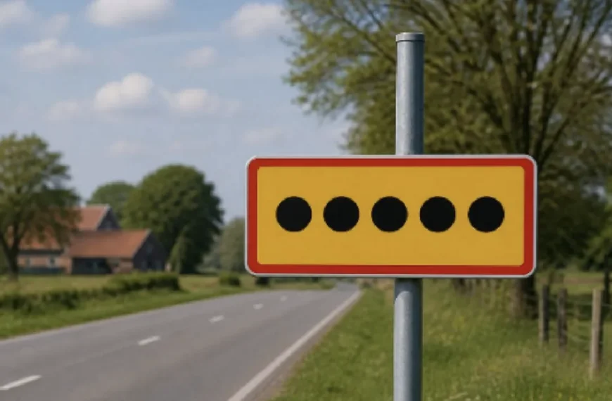 Bijna niemand weet wat dit mysterieuze verkeersbord betekent